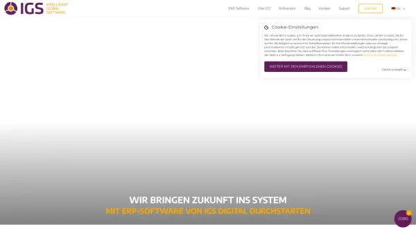 Website Screenshot: IGS Systemmanagement GmbH & Co KG - IGS Systemmanagement - Date: 2023-06-22 15:12:48