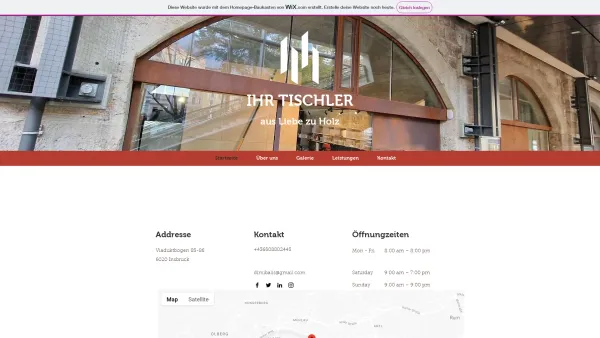 Website Screenshot: Tischlerei Burgstaller - Startseite | Ihr Tischler - Date: 2023-06-14 10:40:49