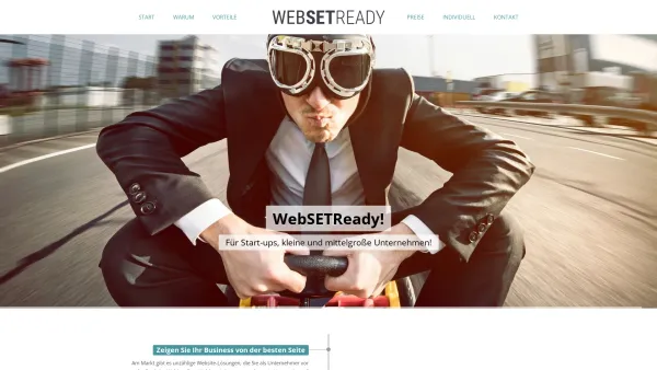 Website Screenshot: Website Agentur Vorarlberg - WebSetReady - Ihr professioneller Internetauftritt zum Fixpreis! - websetready.at - Date: 2023-06-14 10:40:49