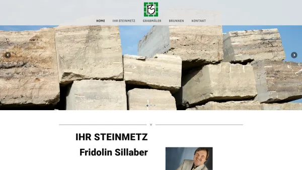 Website Screenshot: Ihr Steinmetz Steinindustrie Johann Franz - .:: STEINMETZ Fridolin SILLABER ::. – .:: STEINMETZ Fridolin SILLABER ::. - Date: 2023-06-22 15:12:48