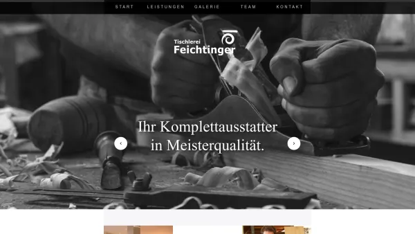 Website Screenshot: Tischlerei Feichtinger und Widl OEG - HOME | Tischlerei Feichtinger - ihrtischler.com - Date: 2023-06-22 15:12:48