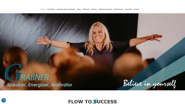 Website Screenshot: Ilse Grabner Topspeaker für Motivation, Wertschätzung und Flow - Ilse Grabner - Top Speaker für Motivation und Teambuilding - Date: 2023-06-22 15:16:05