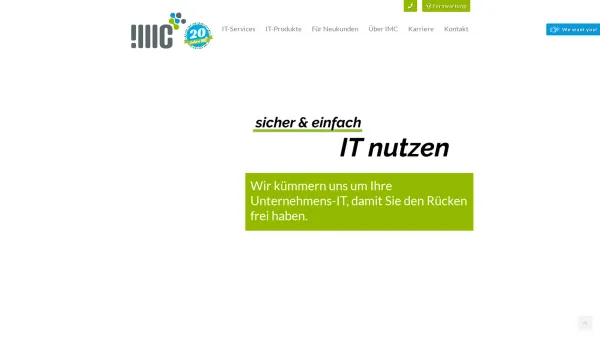 Website Screenshot: IT-Management & Coaching GmbH - Start - Date: 2023-06-22 15:21:21