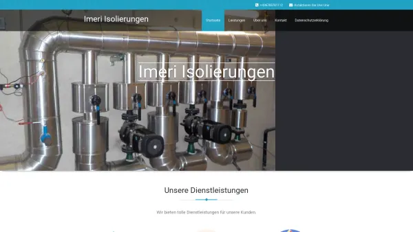 Website Screenshot: Imeri Isolierungen - Imeri Isolierungen - Date: 2023-06-22 15:21:21
