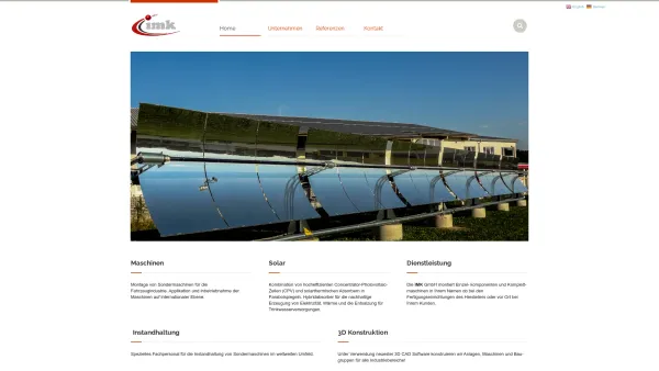 Website Screenshot: IMK Industrie Montagen Kornmüller GmbH - IMKGMBH - Date: 2023-06-14 10:40:49