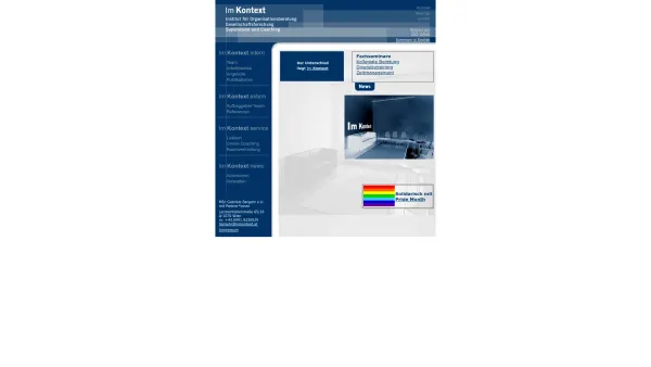 Website Screenshot: imkontext - ImKontext - Startseite - ImKontext - Date: 2023-06-22 15:12:50