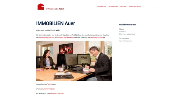 Website Screenshot: Immobilien Auer - IMMOBILIEN Auer - Immobilien Auer - Date: 2023-06-22 15:12:50