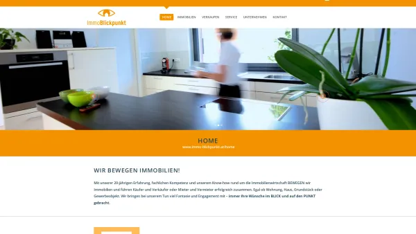 Website Screenshot: ImmoBlickpunkt - Home - ImmoBlickpunkt - Date: 2023-06-14 10:40:49