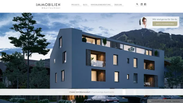 Website Screenshot: Immo Real Oberlechner - Immobilien Wilder Kaiser, Immobilien Brixental, Immobilien Kitzbühel - Immobilien Oberlechner - Date: 2023-06-15 16:02:34