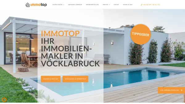 Website Screenshot: Immotop Realitäten Mag.ErwHammerlitz KEG - Immotop: Ihr Immobilienmakler in Vöcklabruck - Date: 2023-06-22 15:12:50
