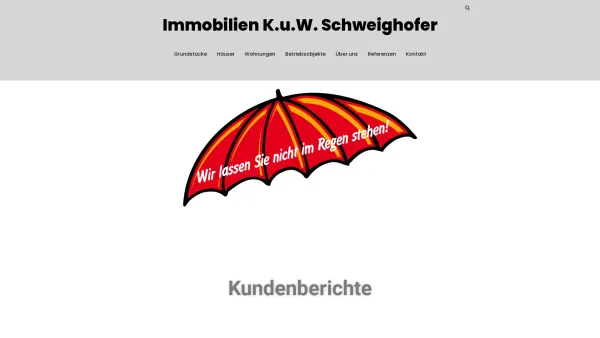Website Screenshot: Immobilien Schweighofer - Immobilien K.u.W. Schweighofer - Date: 2023-06-14 10:40:49