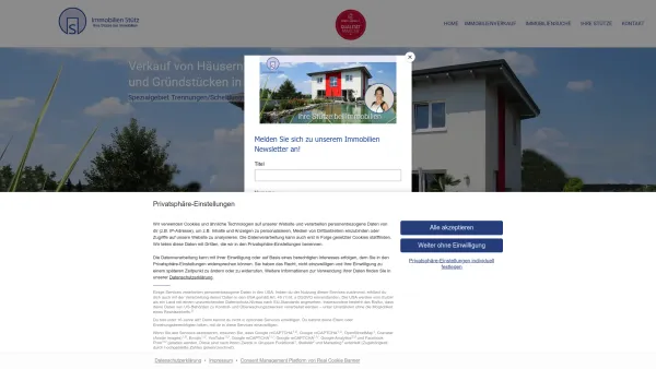 Website Screenshot: Immobilien Stütz Ihre Stütze bei Immobilien - Immobilienmaklerin in Wien & NÖ - Immobilien Stütz - Date: 2023-06-26 10:26:24