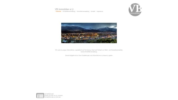 Website Screenshot: VB Immobilien e.U. - VB Immobilien - Startseite - Date: 2023-06-22 15:12:51