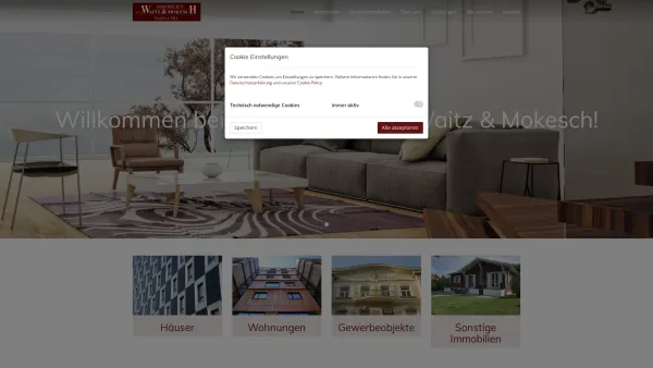 Website Screenshot: Immobilien Mag. Waitz und Mokesch GmbH & OG - Home - Immobilien Mag. Waitz & Mokesch GmbH & OG - Date: 2023-06-22 15:12:51
