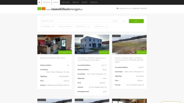 Website Screenshot: Immobilien bewegen - Immobilienbewegen - Date: 2023-06-22 15:12:51
