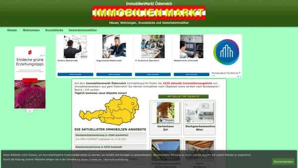 Website Screenshot: Immobilien Markt Österreich - ImmobilienMarkt Österreich - Date: 2023-06-22 15:12:51