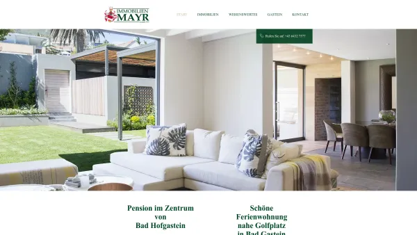 Website Screenshot: Immobilien Mayr - START | Immoblien Mayr - Date: 2023-06-22 15:12:51