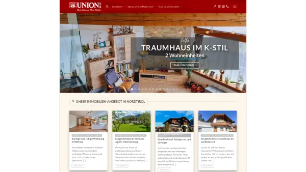 Website Screenshot: G&K Immobilientreuhand GmbH - UNION PLUS. Mein Zuhause. Mein Makler. - UNION PLUS - Date: 2023-06-22 15:12:51