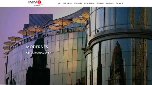 Website Screenshot: IMMO Objektmanagement GmbH - IMMO - Date: 2023-06-14 10:47:29
