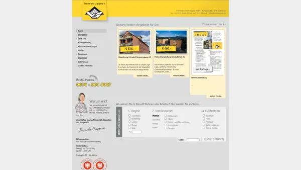 Website Screenshot: Immobilien Josef Suppan GmbH - Immosuppan | Judenburg - Zeltweg - Fohnsdorf - Murtal - Knittelfeld - Obdach - Oberwölz - Aichfeld | Startseite - Date: 2023-06-22 15:12:51