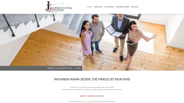 Website Screenshot: Immobilienverwaltung Schobesberger - STARTSEITE - Immobilienverwaltung Schobesberger - Date: 2023-06-22 15:14:20