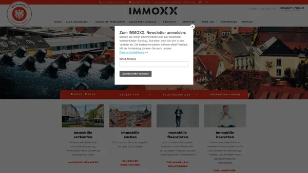 Website Screenshot: IMMOXX. GmbH - IMMOXX.: IMMOXX. - KAUFEN . MIETEN . VERANLAGEN . FINANZIEREN - Date: 2023-06-26 10:26:24