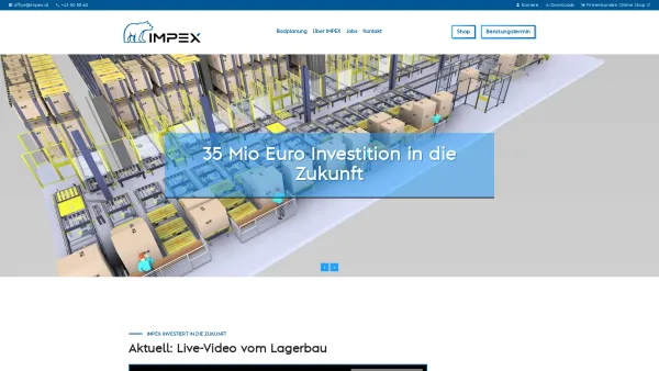 Website Screenshot: Impex Sanopol - IMPEX Sanitär- & Heizungsgroßhandel Österreich - Date: 2023-06-22 15:14:20