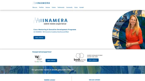 Website Screenshot: INAMERA Restaurant Burgenland Rust See Austria - INAMERA - talent meets experience - Date: 2023-06-22 15:14:20