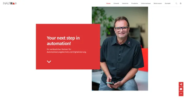 Website Screenshot: INAUT Automation GmbH - INAUT – Your next step in automation. - Date: 2023-06-22 15:14:20