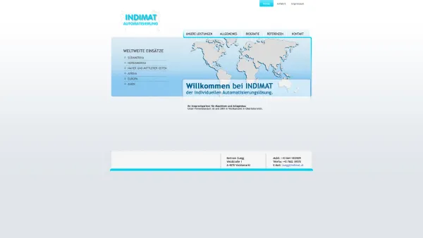 Website Screenshot: INDIMAT Automatisierung - Indimat die indivduelle Automatisierungslösung in Vöcklamarkt - Date: 2023-06-22 15:14:20