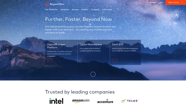 Website Screenshot: BearingPoint - Ecosystem orchestration and digital platforms | Beyond Now - Date: 2023-06-22 15:12:53