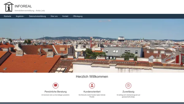 Website Screenshot: Inforeal Immobilienvermittlung - Inforeal Immobilienvermittlung - Date: 2023-06-22 15:12:53