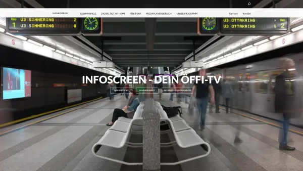 Website Screenshot: Infoscreen BRINGT SIE AUF IDEEN! - Infoscreen DOOH ➝ Dein Öffi-TV - Date: 2023-06-22 15:12:53
