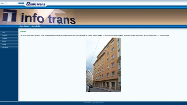 Website Screenshot: info trans - info trans-Home - Date: 2023-06-22 15:12:53