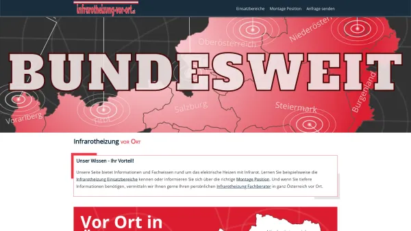 Website Screenshot: Eva Loos - Infrarotheizung Beratung in Österreich - infrarotheizung-vor-ort.at - Date: 2023-06-15 16:02:34