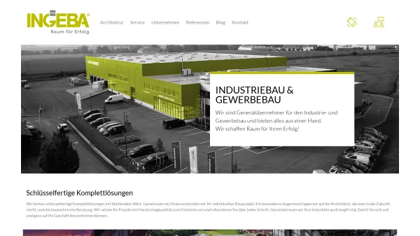 Website Screenshot: Ingeba Projekt GmbH - Ingeba - Raum für Erfolg - Date: 2023-06-15 16:02:34