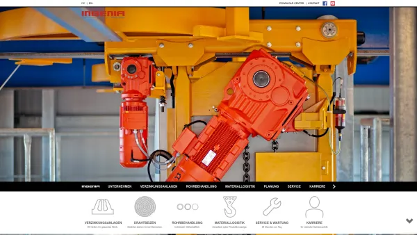 Website Screenshot: Ingenia GmbH - INGENIA - Hauptseite - Date: 2023-06-22 15:12:53