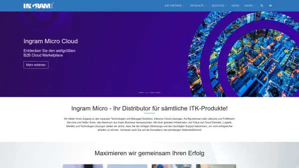 Website Screenshot: bei Ingram Micro - Ingram Micro Austria - Date: 2023-06-22 15:12:53