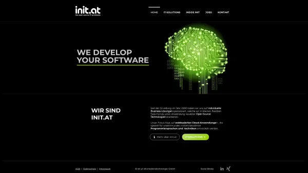 Website Screenshot: init.at informationstechnologie GmbH - init.at | wir realisieren ihre it-bedürfnisse | wien - Date: 2023-06-22 15:12:53