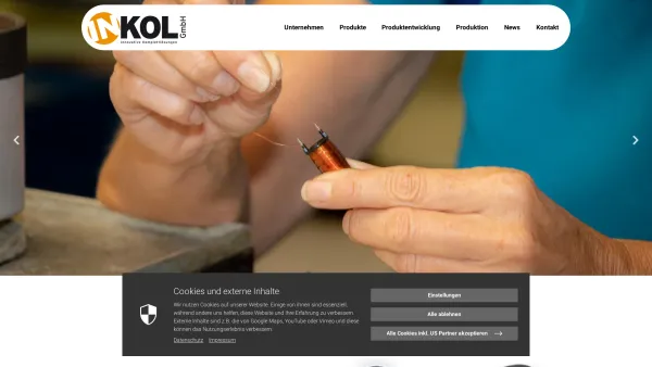 Website Screenshot: INKOL GmbH - Home - INKOL GmbH - Date: 2023-06-22 15:12:53