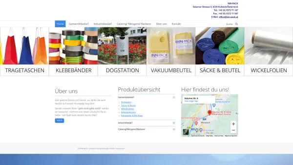 Website Screenshot: INN-PACK Achorner & Gerhards OHG Verpackungsfolien - innpack.at | - Date: 2023-06-14 10:40:52