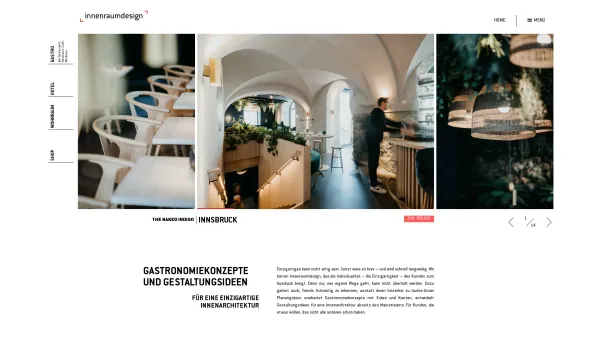 Website Screenshot: Innenraumdesign - Gastronomiekonzepte und Gestaltungsideen | Innenraumdesign - Date: 2023-06-22 15:21:22