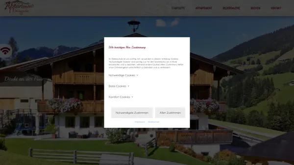Website Screenshot: Appartmenthaus Innerache - Appartements Alpbach - Haus Innerache - Date: 2023-06-22 15:21:22