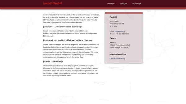 Website Screenshot: innoit GmbH - innoit GmbH - Date: 2023-06-26 10:26:27