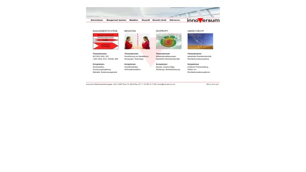 Website Screenshot: innoversum Betriebsoptimierungsges. mbH - Innoversum - Date: 2023-06-22 15:17:09