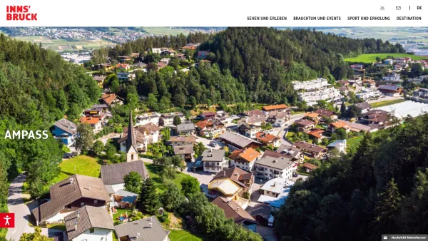 Website Screenshot: Tourismusbüro Innsbruck und seine Feriendörfer Ampass - Urlaub in Ampass - Date: 2023-06-22 15:17:10
