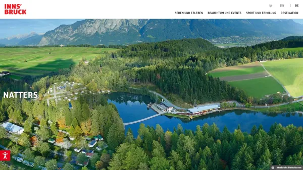 Website Screenshot: Tourismusbüro Innsbruck und seine Feriendörfer Natters - Urlaub in Natters - Date: 2023-06-22 15:16:06