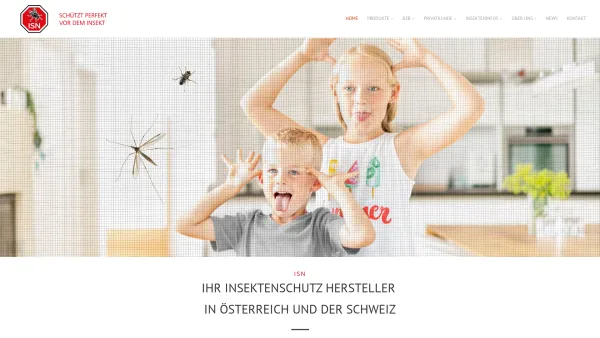 Website Screenshot: ISN Insektenschutz Nesensohn - Insektenschutz Hersteller- ISN Insektenschutz - Date: 2023-06-14 10:40:52