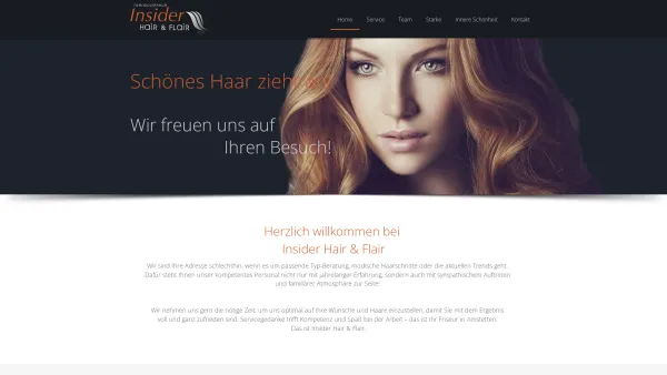Website Screenshot: Insider - Insider Hair & Flair - Ihr Friseur in Amstetten - Date: 2023-06-22 15:12:56