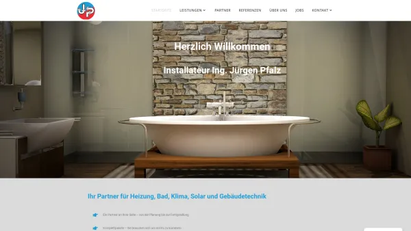 Website Screenshot: Johann auf dervon Installateur Pfalz! - Installateur Ing. Jürgen Pfalz: Alternativenergien, Heizung & Sanitär - Date: 2023-06-22 15:12:56